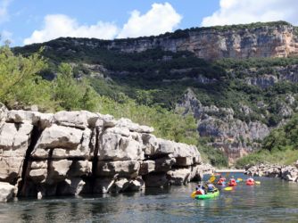 La descente des Gorges de l'Ardèche