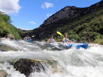 La descente des Gorges de l'Ardèche